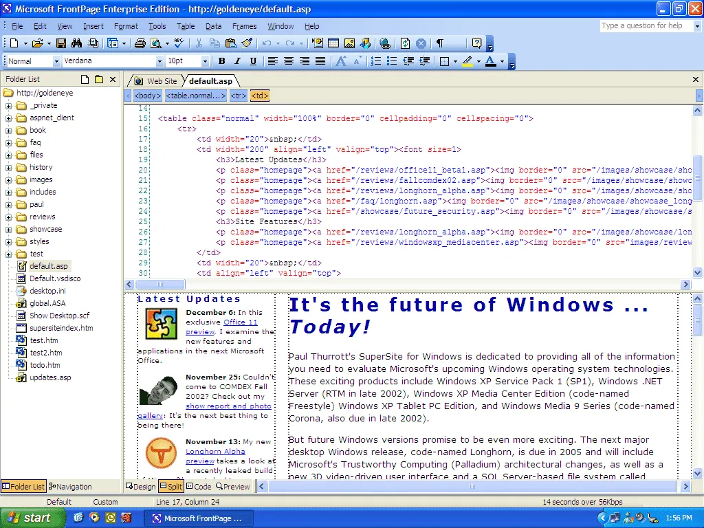 Frontpage